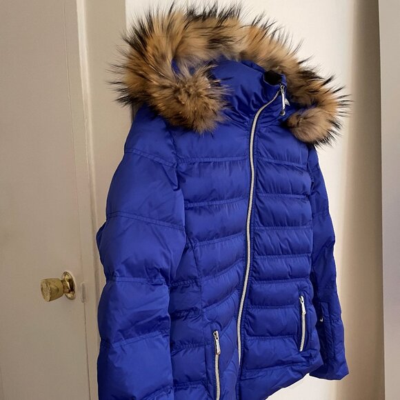 Sunice Women's Fiona Waterproof Quilted Stretch Jacket With Removable Fur Ruff - Picture 4 of 9